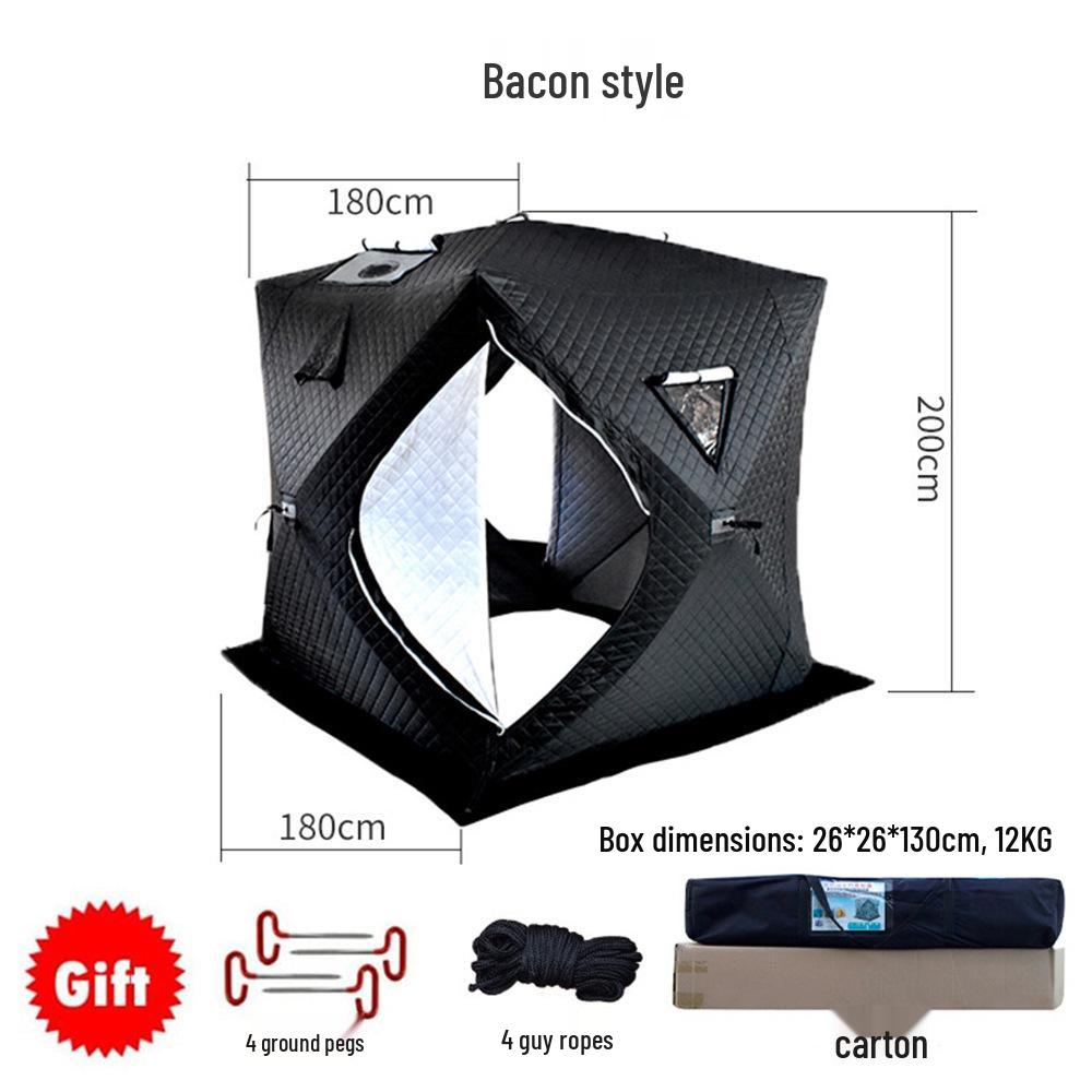 Flame Retardant Cotton Winter Camping & Ice Fishing Sauna Tent