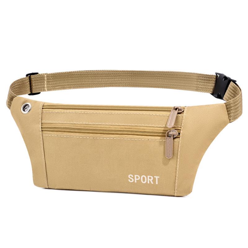 Durable Canvas Waist Bag for Seniors, Large Capacity Phone & Money Pouch, Wear-Resistant Crossbody for Men and Women