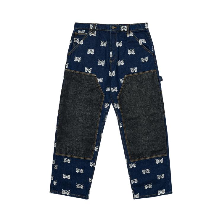 

Брюки Palace x Needles Double Knee, Индиго, унисекс, синие, P27NDT002 M