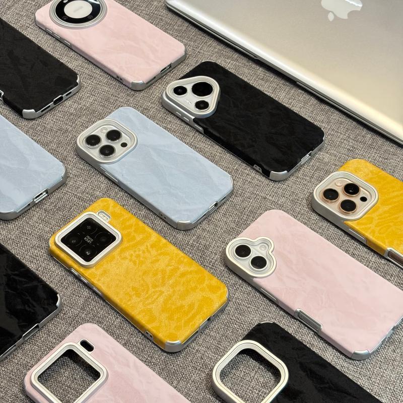 iPhone 17 Pro Max Solid Color Skin with Snow Mountain Texture - Compatible with Apple iPhone 14/15/16/17 Cases