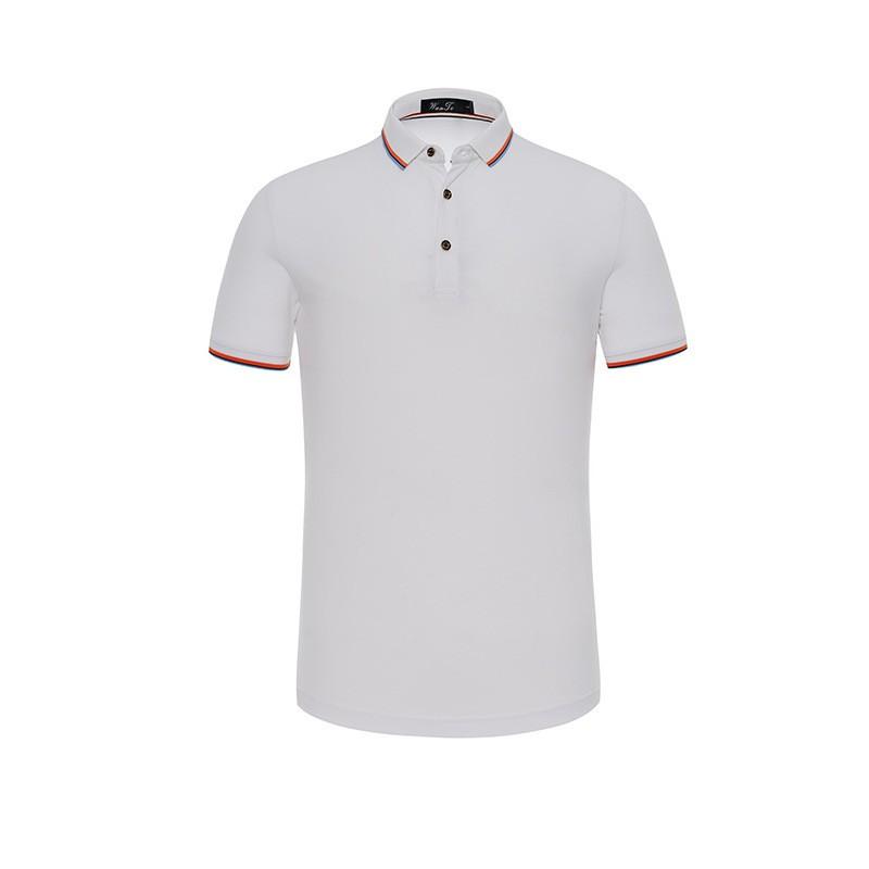 Mens Womens Slim Fit Cotton Silk Blend Polo Shirt Short Sleeve Breathable Casual Workwear