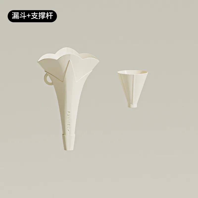 Folding Funnel with Support Multifunctional Mini Home Kitchen Small Caliber Oil Funnel Pouring Funnel