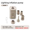 Electric Air Pump Portable Compressor Inflation/Deflation Pump Suitable for Inflatable Cushions Swimming Rings With Lighting
