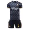 Dětský fotbalový dres Real Madrid Ronaldo Sada Černá 150-160cm Polyester Sportovní oblečení