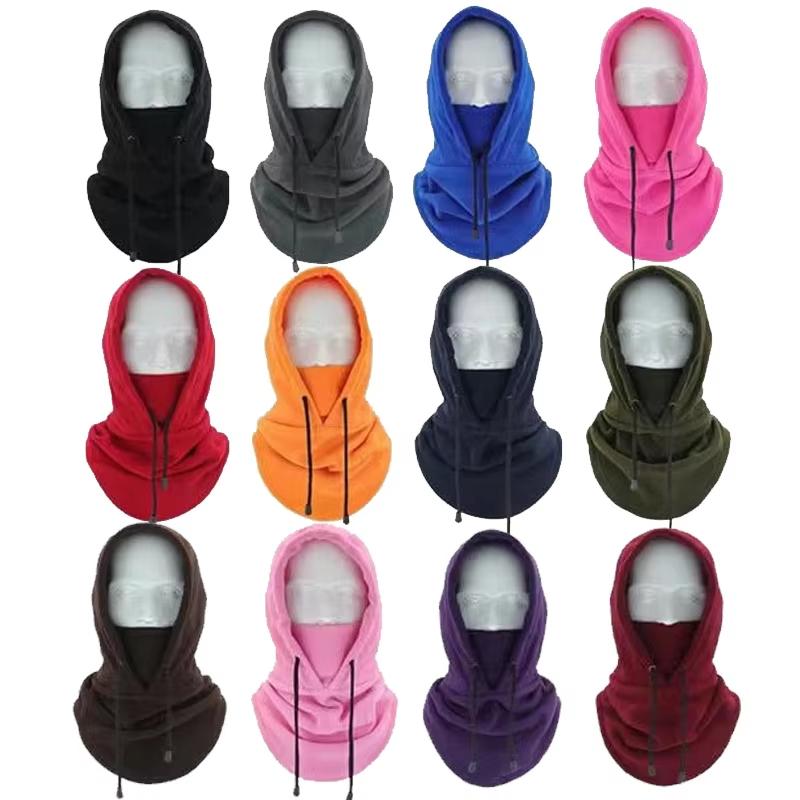 Cycling cap ski winter windproof cap outdoor sports bib cold padded hood mask plush warm hat Bike Bicycle