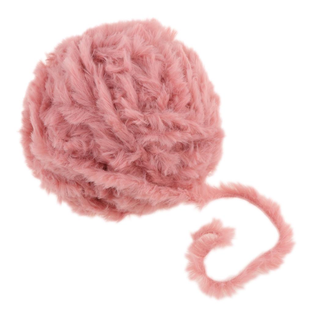 DIY Crocheting Fur Yarn Soft Polyester Eyelash Knitting Yarn for Blanket Shawl Sweater Scarf Handcrafts