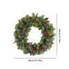 2025 Christmas Wreath Front Door Wreath with Lights Window Wall Garland Christmas Decoration Art Wreath Ornaments 20/30/32/40CM