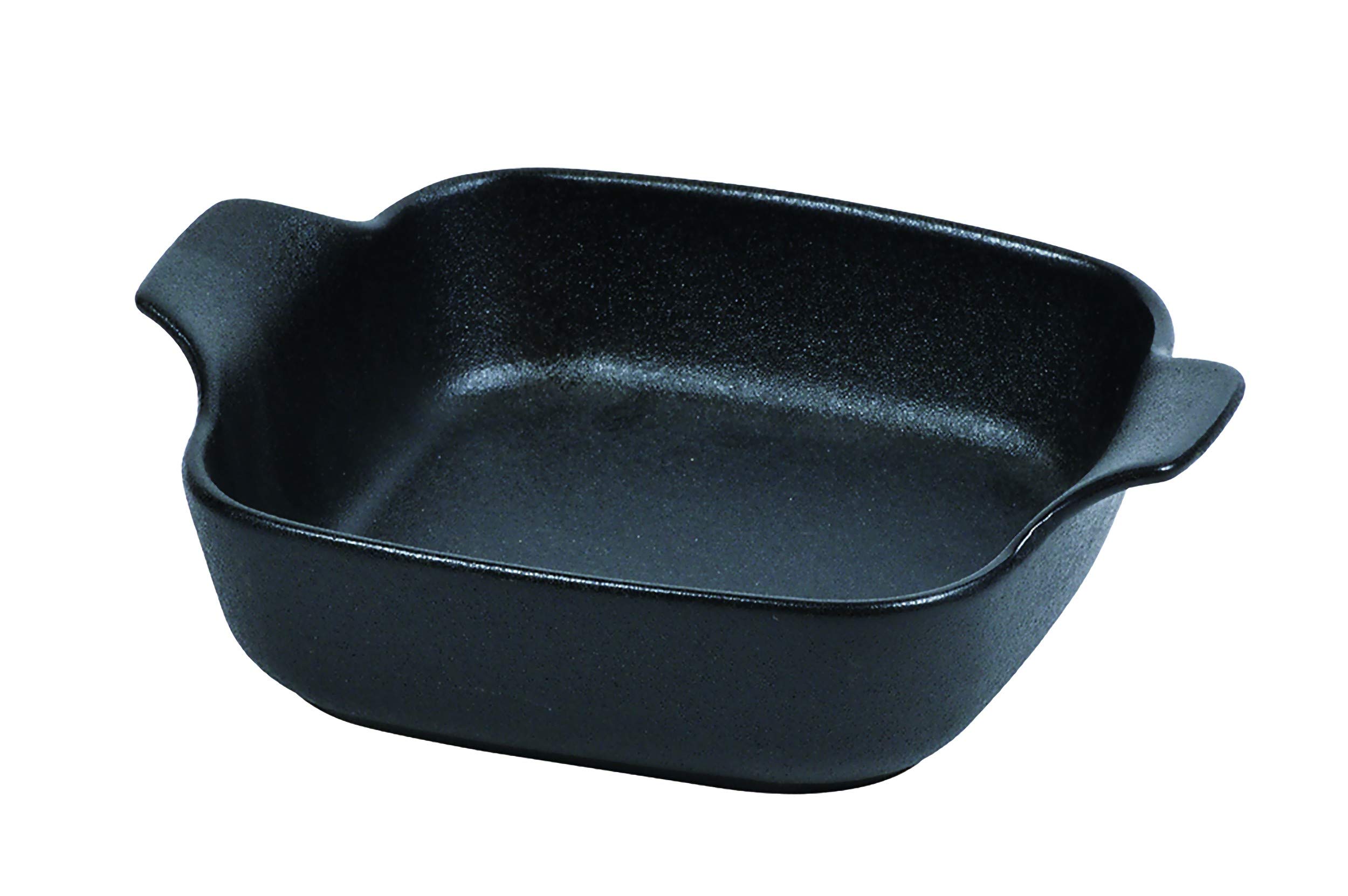 

Pearl Metal Deep Plate Square Black Ovenware L-1907