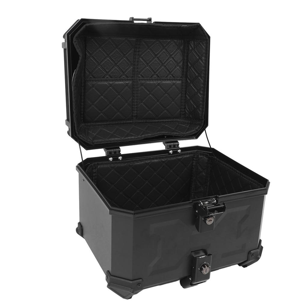 45L Motorcycle Top Box Universal Waterproof Rear Luggage Storage Tool Cases Trunk Tour Tail Box