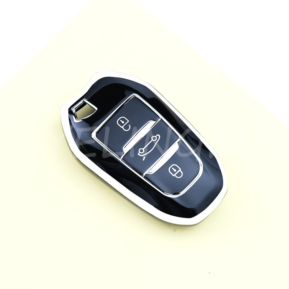 Tpu For Peugeot 4008 5008 308 408 508 2008 3008 Citroen C4 C4L C6 C3-Xr Picasso Ds3 Ds4 Ds5 Shell Fob Car Remote Key Case Cover