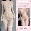Sexy Free from pure desire temptation, sexy bikini lingerie set, three-point bed, small chest uniform woman