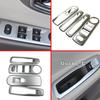 Bandeau de Garniture de Bouton de Leve-Vitre Intérieur d'Accoudoir en ABS Chrome pour Porte de Voiture Pour Renault Captur 2015 2016 2017 2018
