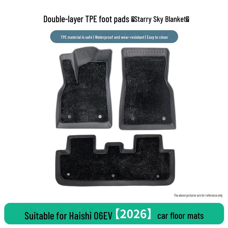 BYD Sea Lion 06EV 2026 TPE Floor Mats, 3-Piece, Custom Molded, In Stock