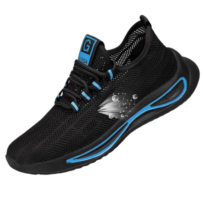 Anti-smashing and Anti-piercing Labor Insurance Shoes, Durable Steel Baotou Construction Site Protective Steel Plate Work Shoes