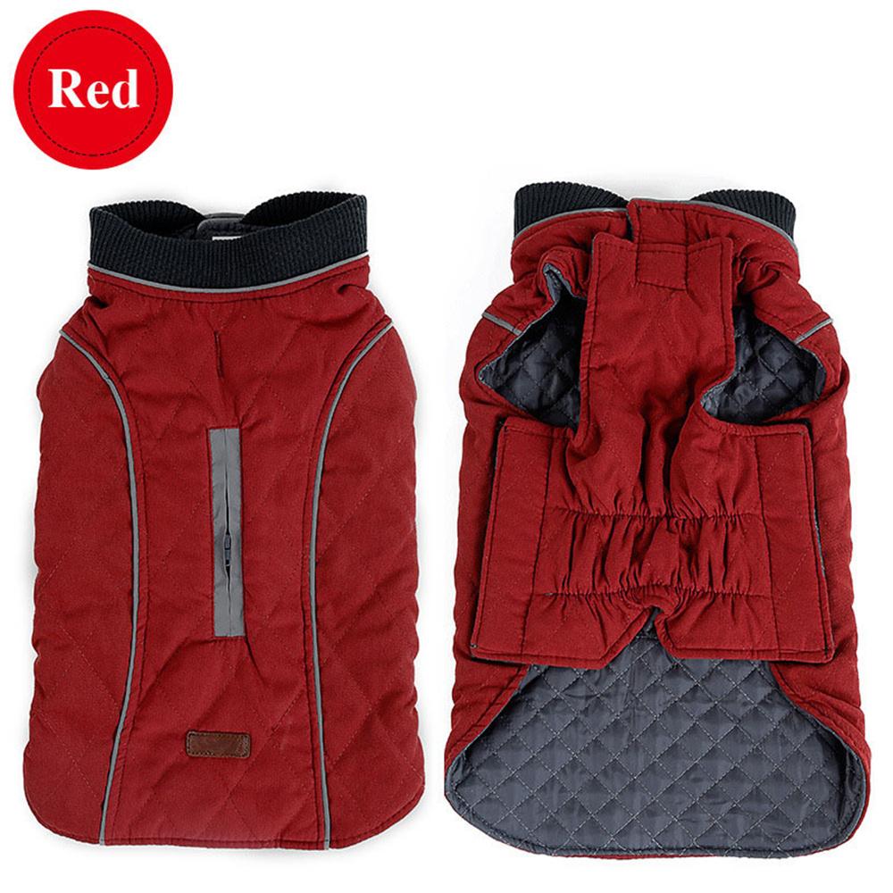 Winter Big Dog Coat Clothes Warm Reflective Pet Vest Jacket for Small Medium Large Dogs Bull Terrier Weimaraner Disfraz Perro