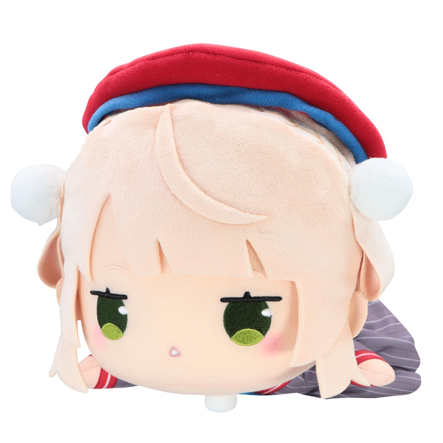 Shigure Ui Lying Down BIG Plush Toy - Uimama Vtuber - Approx. 25cm (Beret)