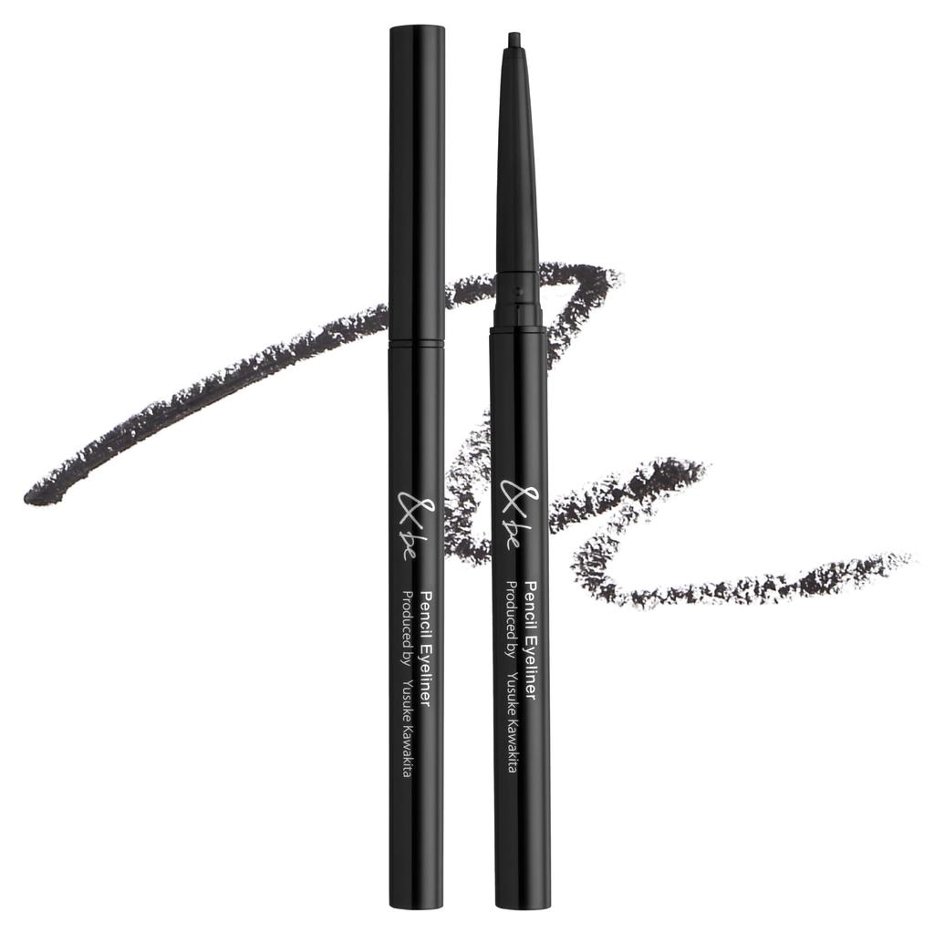 Pencil Matte and Highly Glitter Eye 3D Fine Pearl [Official] &be (And B) Eyeliner, Black/Waterproof Smudge-Proof, Cream-Type Eyeliner,