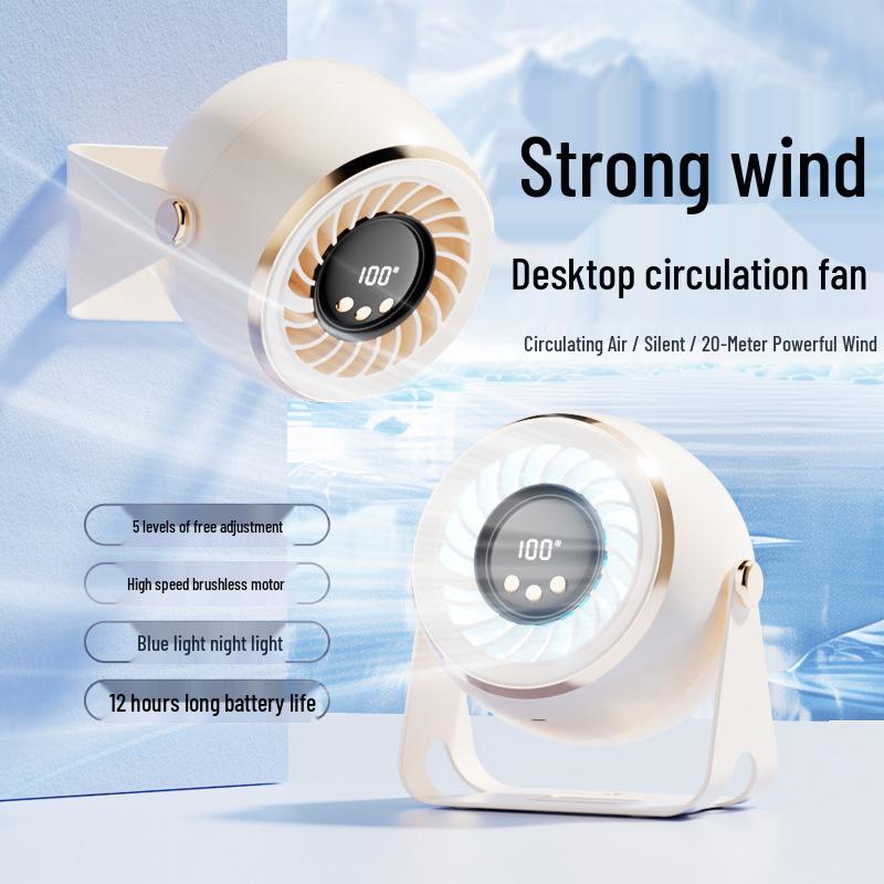 Portable USB Desktop Fan for Office & Dorm