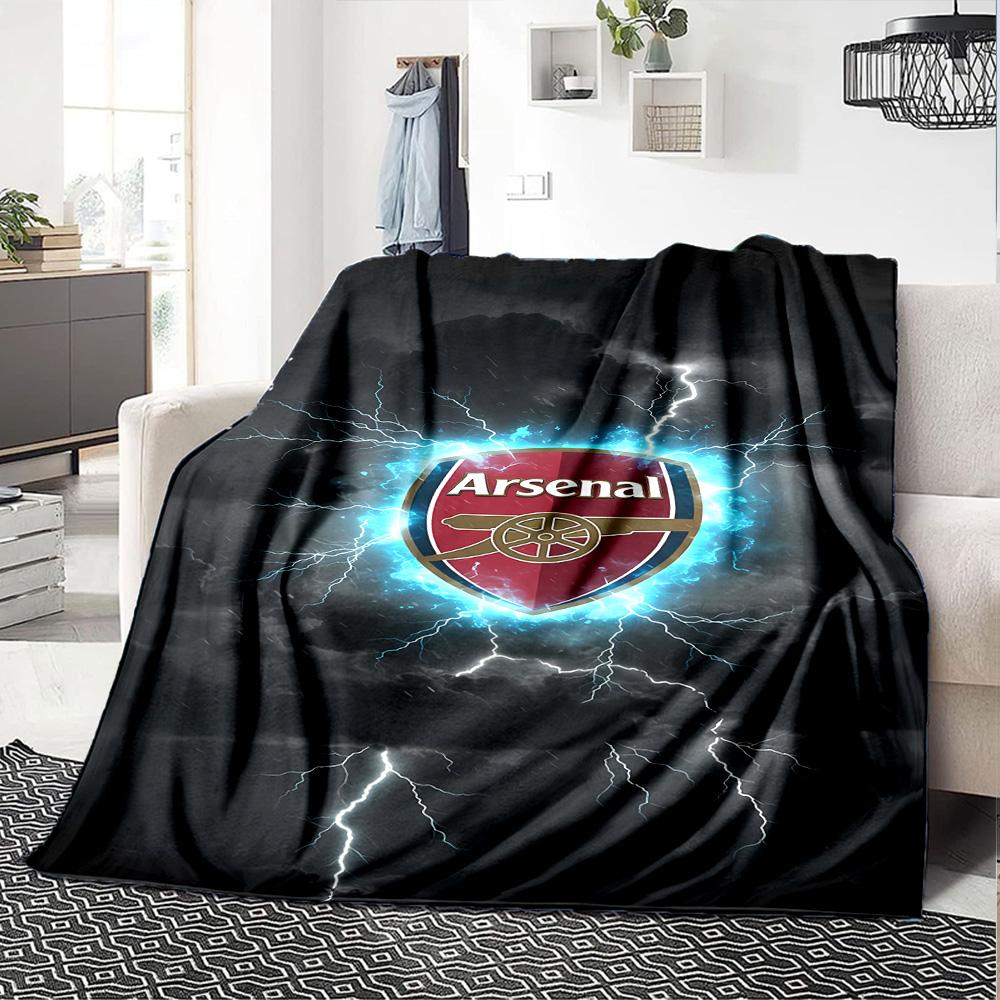 Arsenal Blanket Warmthful Decor Suitable for Sofa Bed Office All-Season Use Digital Print Gift for Travel Home Birthdays