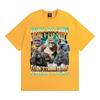 Funny Gorilla Meme T Shirts Born To Shit Forced To Wipe Y2K Aesthetic Tshirts Unisex Women Summer Tops High Quality Cotton Tshirt