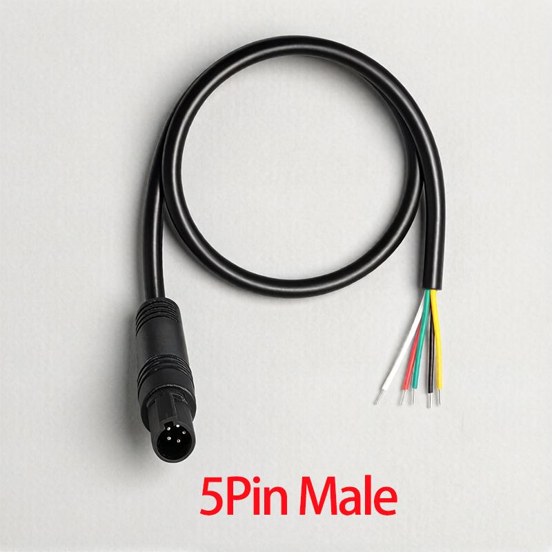 

4Pin 5Pin 6Pin Jack Male Female Plug Car DVR Camera Extension DIY Cable Cord Power Wire length 0.5m 1.2m 1.8m 0.5m