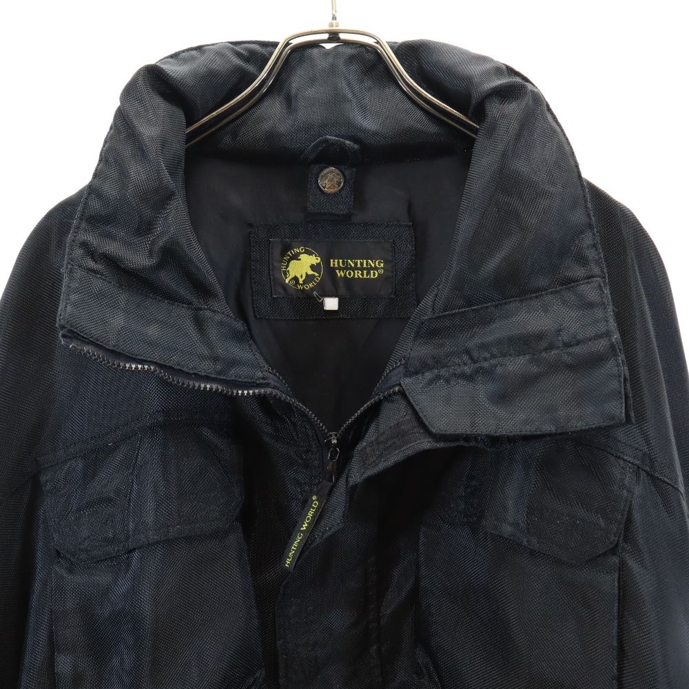 HUNTING WORLD Nylon jacket black hood Men's Used
