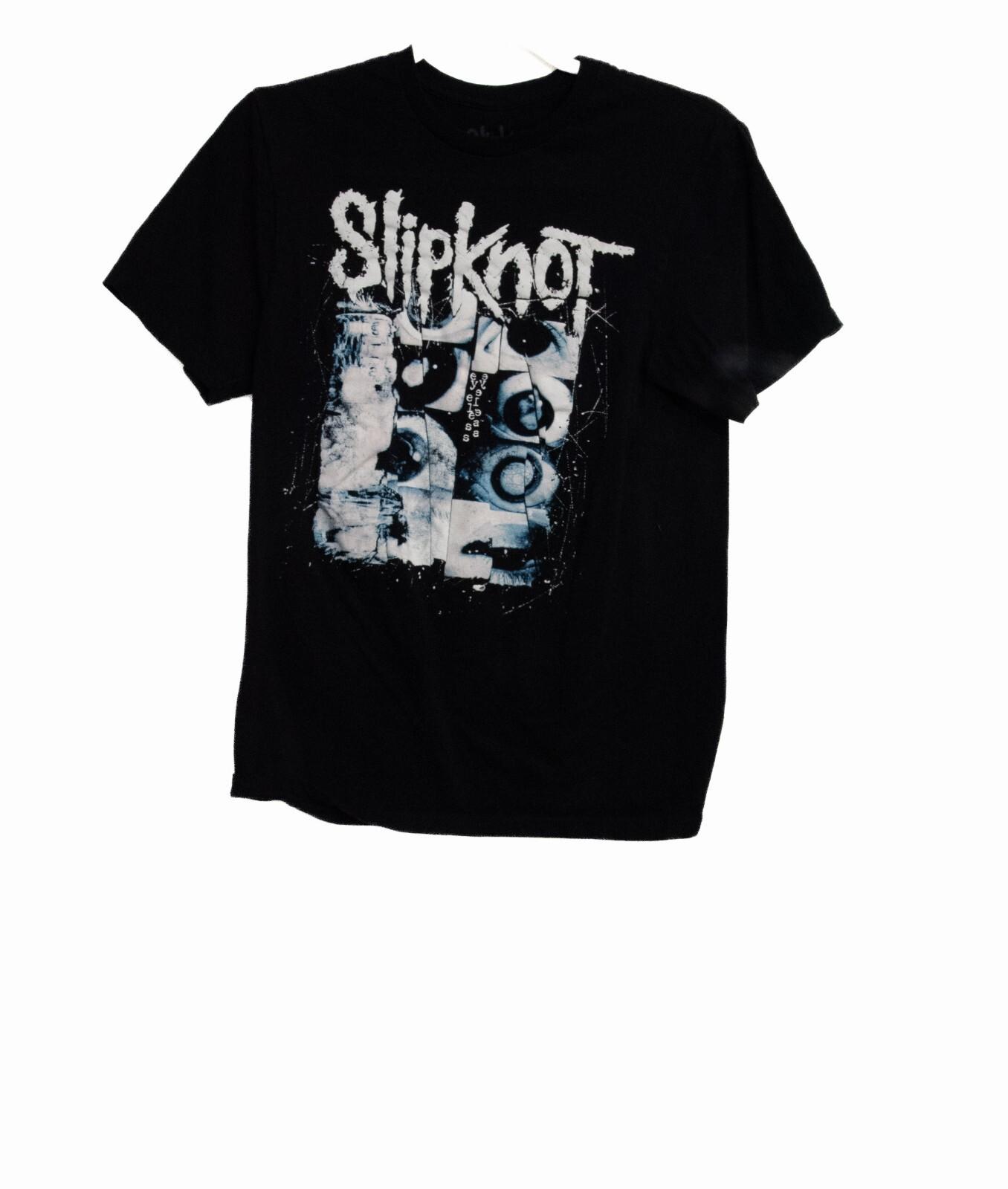 Slipknot Mens Black Cotton T-Shirt Graphic Print Short Sleeve Crew Neck S XXXL