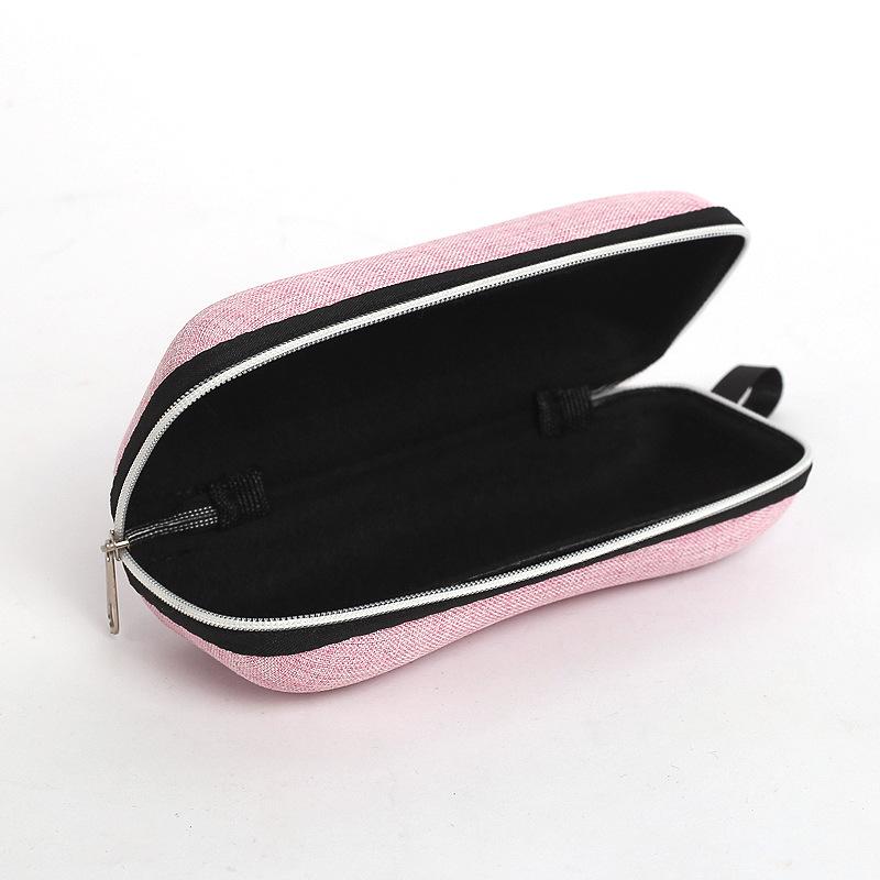 Fashion Glasses Case Cover with Lanyard Zipper Hard Sunglasses Box Myopic Reading Eyewear Cases For Men Women