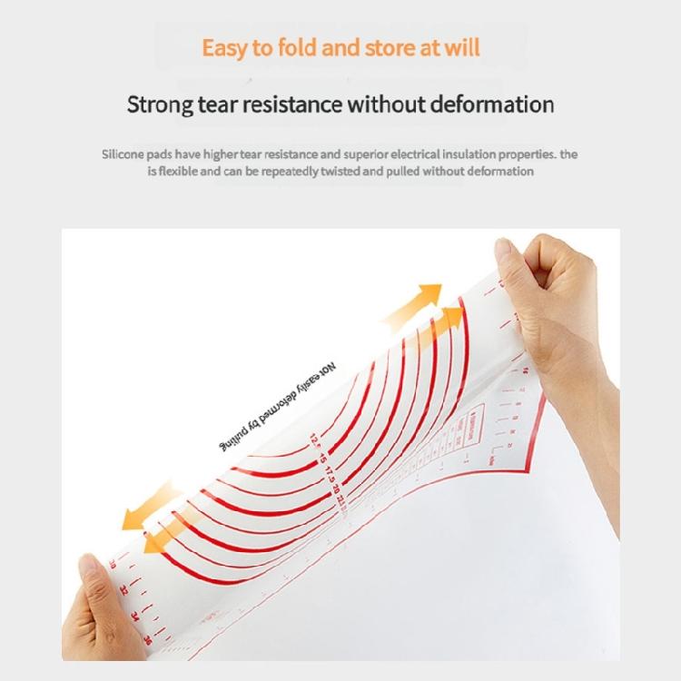 Professional Grades Silicone Pastry Sheet Nonslip Heat Resistant Surfaces Microwave Safe Compact Storage Solution