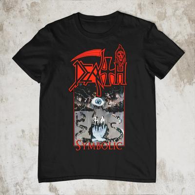 Rock High Street Fekete Póló Halál Az Kitartás Hangja 1998 Technical Death Metal Pólók Felsők Uniszex Pamut Rövid Ujjú