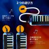CAHAYA Melodica Keyboard Harmonica 32 Keys Latest Specification Standing Tabletop Handbag Shoulder Melody Piano 32 Keys Multifunctional 2 x Tabletop