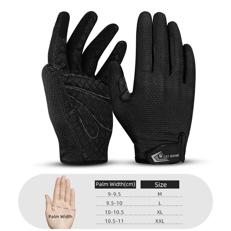 Full Finger Glove Summer Men's Breathable Outdoor Sports Cycling Travel Sports Non-Slip Women Fitness Hand Cover