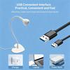 USB Plug In UV LED Nail Lamp 360 Degree Adjustable Nail Drying Lamp  Home Use