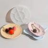 Flower Pattern Silicone Molds Silicone Gypsum Mold Storage Tray Silicone Mold  Desktop Decoration