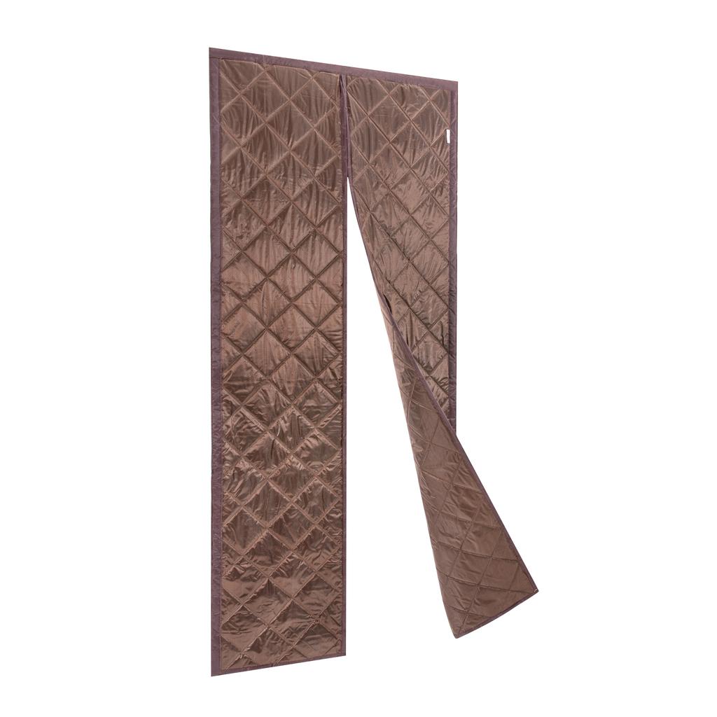 Magnetic Thermal Insulated Door Cover Curtain, 38"x82" Ultra-Durable Doorway Curtain Temporary Door Insulation to Keep Warm