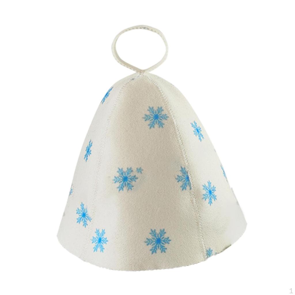 Felt Sauna Hat for Men and Women Protecting from Heat in Russian Bath House