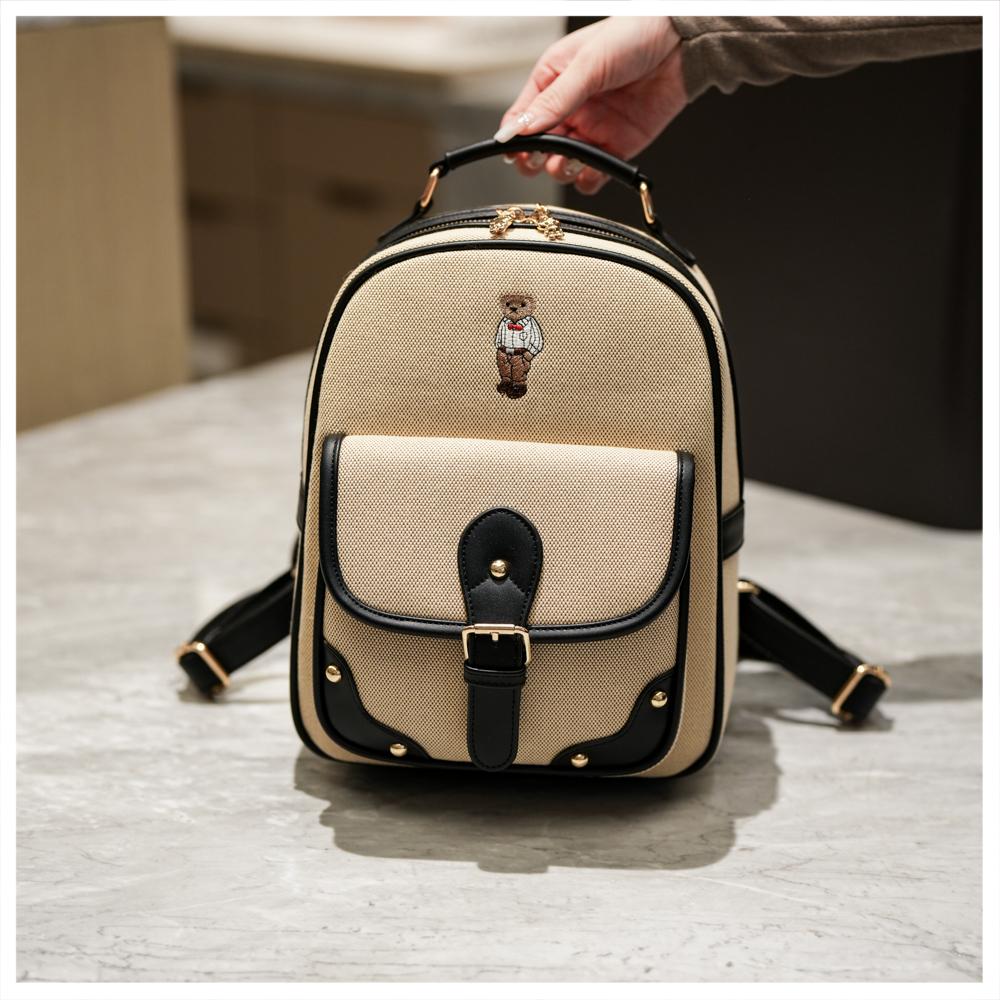 

Женская сумка через плечо из искусственной кожи, роскошная женская маленькая квадратная сумка, высококачественная женская сумка с рисунком медведя