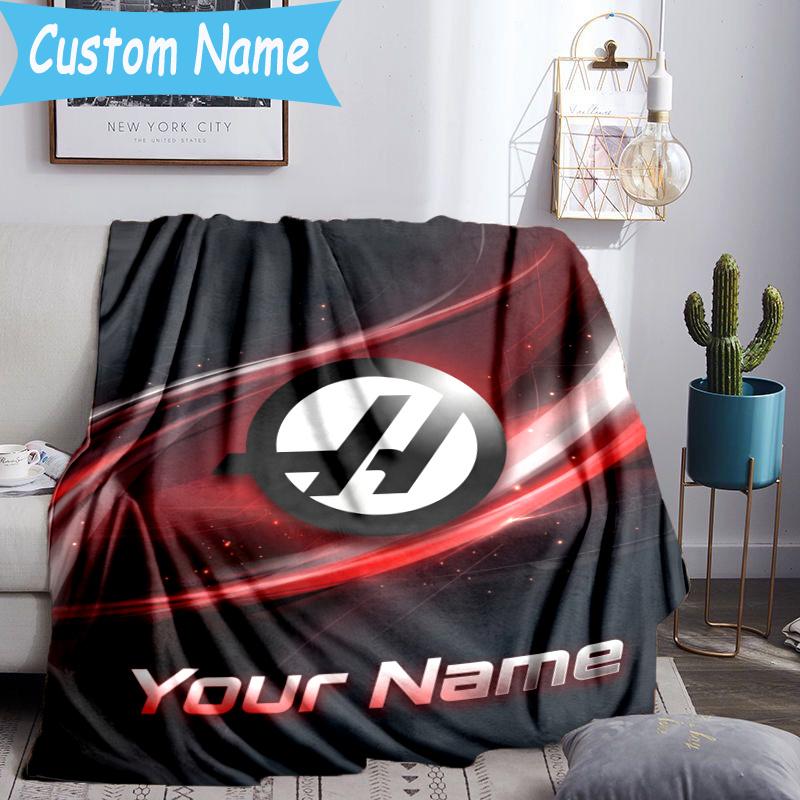 Custom Name Haas Blanket Flannel Blanket for Camping, Hiking, Garden Parties, Picnic Essentials,gift for family and friend