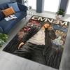 Tupac 2pac Rapper Eminem Hip Hop Rap God Art Rug for Bedroom Living Room Sofa Home Doormat Decor, Large Kids Non-slip Floor Mat
