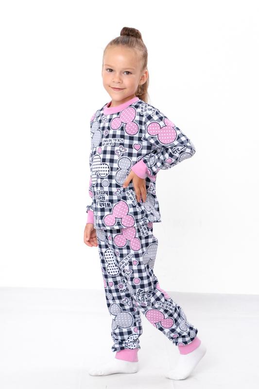 Girls’ Cotton Pajama Set – Long Sleeve Top & Pants, Gentle On Skin, Demi-season, 6076-024-7 HC
