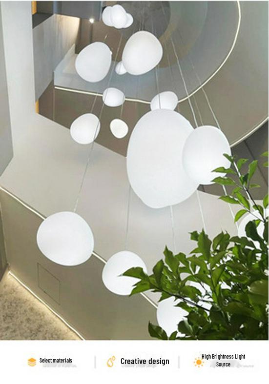 Milky White Round Pendant Lamp for Nail Salons, Cafes, Children's Clothing Stores, and Weddings