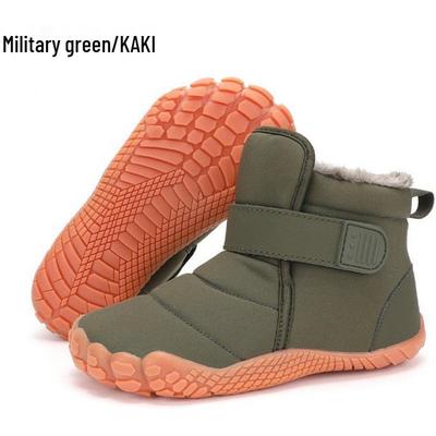 Winter-Schneestiefel für Kinder: Warme Baumwollschuhe mit Samtfutter für Jungen & Mädchen