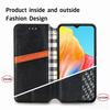 For Oppo A38 4G/A18 4G PU Leather Case Rhombus Imprint Wallet Stand Phone Cover