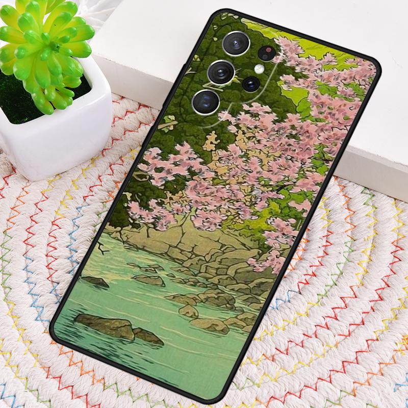 Japan Scenery Silicone Phone Case For Samsung Galaxy Note 10 Pro S26 S25 S24 S23 S22 S21 Plus S25Ultra Capa Cover