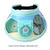 Cooling Fan Hat Kids Summer Fans Adjustable Gears Outdoor Sun Hats Built in Visor