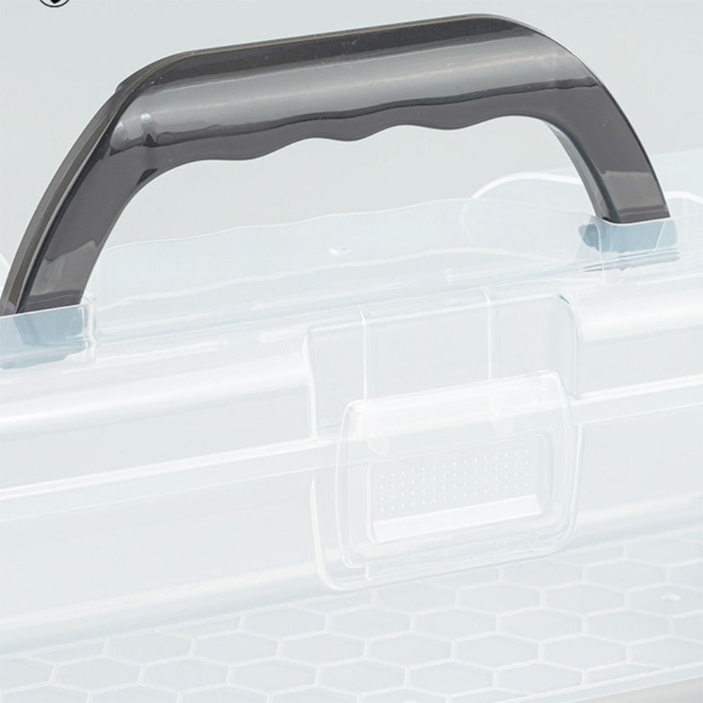 Plastic Painting Brush Case Clear Marker Pen Storage Holder Calligraphy Toolbox Art Students