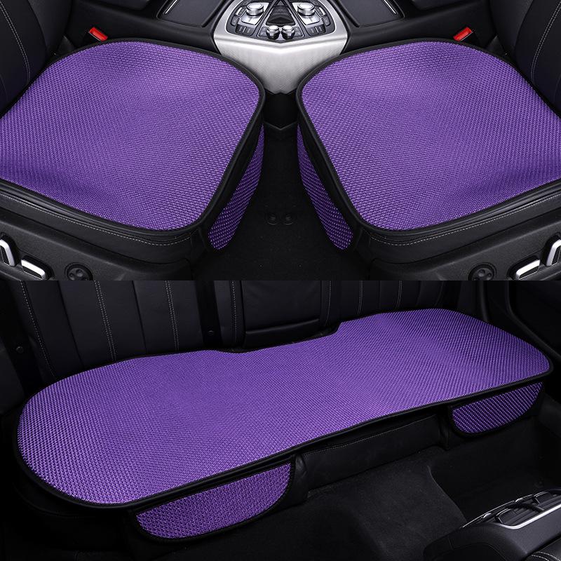 Summer Universal Ice Silk Car Seat Cushion Set: Non-Slip & Breathable Cooling Pads for All Seasons