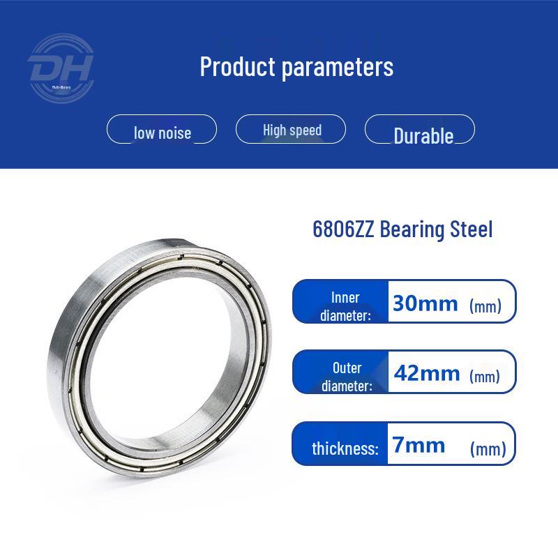 Precision Stainless Steel Ball Bearings: Deep Groove 6007, 6008, Miniature 6003