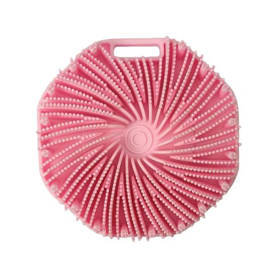 Bath Brush with Ultra-Soft Bristles Ergonomic Grip Hanging Design Rich Foam Exfoliating Body Brush Skin Cleansing Brush