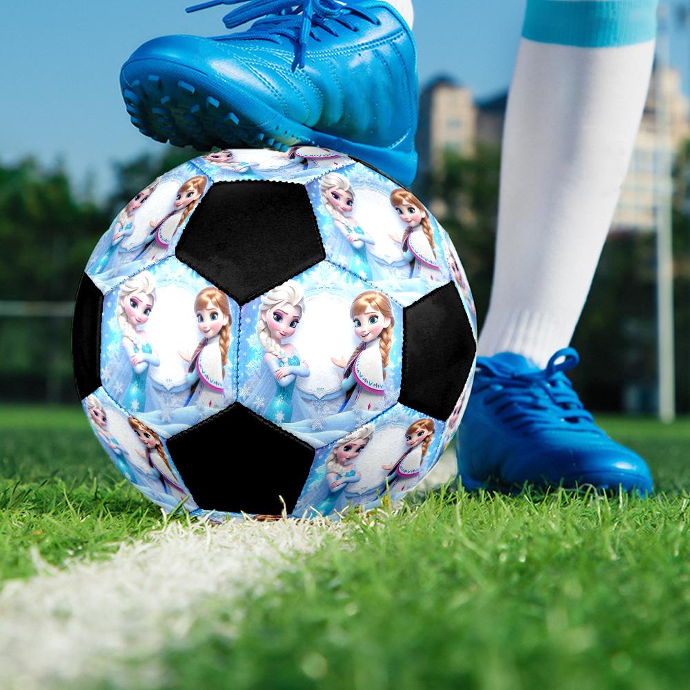Elsa Theme Size 5 Soccer Ball, Suitable for Both Indoor and Outdoor Matches, a Gift Suitable for Everyone.